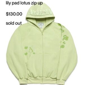 Alchemai Lily Pad Zip Up Hoodie